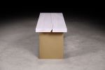 White Washed Maple Bench | Benches & Ottomans by Urban Lumber Co.. Item composed of maple wood