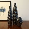 Oblique in Palladium | Vase in Vases & Vessels by by Alejandra Design. Item made of ceramic