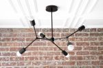 Modern Chandelier - Mid Century Lighting - Model No. 7409 | Chandeliers by Peared Creation. Item made of brass