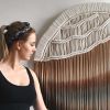 Stone Collection - TIGER EYE | Wall Hangings by Rianne Aarts / Teddy and Wool Studio. Item made of cotton & fiber