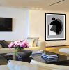 Geometrically Speaking | Prints by Linda lhermite. Item composed of canvas and paper in minimalism or mid century modern style