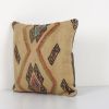 Handmade Decorative Sand Kilim Pillow, Kilim Cushion Cover, | Pillows by Vintage Pillows Store