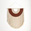 Macrame wall hanging- The Matrix | Wall Hangings by YASHI DESIGNS by Bharti Trivedi. Item composed of fiber