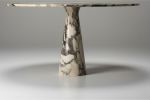 Calacatta Viola Dining Table, Solid Marble Round Table, | Tables by AYMARBLEDESIGN LLC