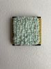 Woven Tile- Fluff- Lime Green and Mint | Wall Sculpture in Wall Hangings by Mpwovenn Fiber Art by Mindy Pantuso