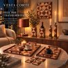 Handmade Home Decor Set, Geometric  Collection, Scandinavian Interior Decor, Special Gifts, Marquetry, wood | Furniture by Vesta Corte