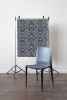 Indian Floral, Slate | Fabric in Linens & Bedding by Philomela Textiles & Wallpaper. Item composed of canvas
