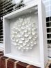 "Connection, floral" | Wall Sculpture in Wall Hangings by Art By Natasha Kanevski. Item made of canvas works with minimalism & contemporary style