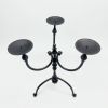 Hand Forged Iron Candelabra 19.5″ (50cm) | Candle Holder in Decorative Objects by edecrawzFC