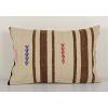 Organic Pillow, Handwoven Turkish Kilim Pillow, Tribal Sofa | Sham in Linens & Bedding by Vintage Pillows Store. Item composed of cotton and fiber
