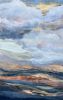 Expanse Series (120x48") | Paintings by Caroline Adams. Item made of wood works with contemporary & modern style