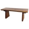 Haussmann® Wood Natural Edge Bench 48 in x 18 x 18 in | Benches & Ottomans by Haussmann®