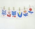 A Bit of Folk Set 2 | Prints by Leah Duncan. Item made of paper compatible with mid century modern and contemporary style