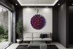 Bubbles Purple Wall Sculpture | Sculptures by PlusObject