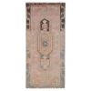 Distressed Small Turkish Oushak Rug - Doormat 1'8" X 3'4" | Area Rug in Rugs by Vintage Pillows Store. Item composed of cotton & fiber