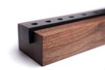 Modern Wood and Steel Menorah | Candle Holder in Decorative Objects by Alabama Sawyer. Item made of wood