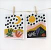 Abstract Marfa Print Set | Prints by Leah Duncan. Item made of paper compatible with mid century modern and contemporary style