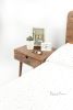 Bedside Table/Nightstand in Solid Walnut Board with 1 Drawer | Tables by Manuel Barrera Habitables. Item made of oak wood