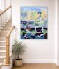 Colour Wheel | Oil And Acrylic Painting in Paintings by Meredith H. Item made of canvas compatible with boho and contemporary style