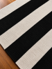 Bellagio Black & Cream Runner Rug | Rugs by Busa Designs