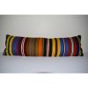 12"x40" King Size Kilim Pillow Cover, Unique Lumbar Nomadic | Sham in Linens & Bedding by Vintage Pillows Store. Item made of cotton