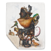 "Oh Cap'n my Cap'n" Sherpa Blanket | Linens & Bedding by Greg "CRAOLA" Simkins