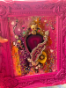 Cosmic Cat On Candy Rock | Mixed Media by Heirloom Wild by Candace Marquette