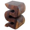 Haussmann® Wood BIG Wave Verve Accent Snake Table 12 x14x20 | Side Table in Tables by Haussmann®