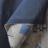 Multi Jacquard Woven Wool Blend Modern Geometric Area Rug | Rugs by Swiflo