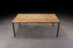 Straight Edge Oak Dining Table | Tables by Urban Lumber Co.. Item composed of oak wood
