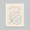Scandinavian Minimalist Abstract Line Drawing, Mid-Century | Prints by Capricorn Press. Item made of paper compatible with boho and minimalism style