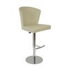 VERONA (Bar Stool) | Chairs by Oggetti Designs. Item composed of metal and leather