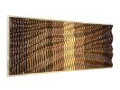 "VORTEX" Parametric Wood Wall Art Decor / 100% Solid Wood | Wall Sculpture in Wall Hangings by ArtMillWork Design. Item composed of canvas