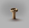 Ina Gold, Cabinet knobs handles, Brass cabinet knobs | Hardware by Plywood Project. Item made of brass compatible with minimalism and mid century modern style