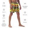 Men's Swim Trunks - City in Grids - Geometric Urban | Work by Eman's Gallery