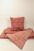 Scarlet Echo Kalamkari Pillow | Pillows by Ninéh