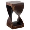 Haussmann® Original Wood Twist Stool 10 X 10 X 18 In | Chairs by Haussmann®