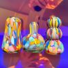 Glass Blown Rainbow Mini Vase | Vases & Vessels by Maria Ida Designs. Item made of glass