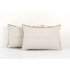 Set of Two Bohemian Lumbar Velvet Cushion Cover, Pair Yellow | Sham in Linens & Bedding by Vintage Pillows Store. Item composed of cotton