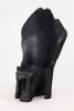 XXL Charred Black Wood Throne Chair in Organic Form by Logniture | Chairs by Logniture