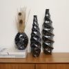 Oblique in Palladium | Vase in Vases & Vessels by by Alejandra Design. Item made of ceramic