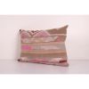 Queen Boho Woven Pink Bedding Kilim Pillow Cover, King Long | Cushion in Pillows by Vintage Pillows Store
