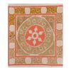 Hand Embroidered Suzani Quilt - Muted Color Pastel Uzbek Tab | Table Runner in Linens & Bedding by Vintage Pillows Store