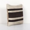 Square Hemp Organic Kilim Pillow Case, Turkish Cushion Pillo | Pillows by Vintage Pillows Store