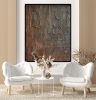 3D Art Heavy Texture Wabi Sabi Art Painting Rustic Wall Art | Oil And Acrylic Painting in Paintings by Berez Art. Item made of canvas works with minimalism & rustic style