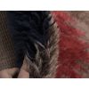 Turkish Macchiato Color Wool Tulu Rug With Tribal Details | Area Rug in Rugs by Vintage Pillows Store. Item made of cotton & fiber