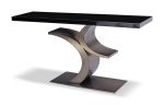 Cosmopolitan Console Antique Brushed Bronze finish. | Console Table in Tables by Greg Sheres. Item composed of metal