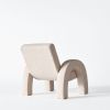 Arco Lounge Chair Small Boucle Beige | Work by District Loom