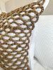 Tuban Pillow Cover — Braided Jute & Cotton in Natural Tones | Pillows by Busa Designs