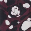 Marmorizatta Wine Fabric | Linens & Bedding by Stevie Howell. Item composed of cotton